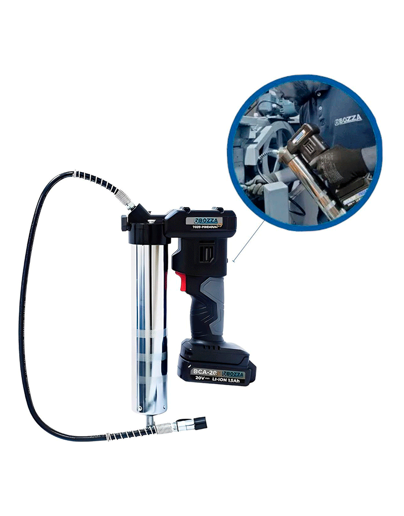 Engraxadeira Elétrica 20V com 2 Baterias e Maleta - Bozza
