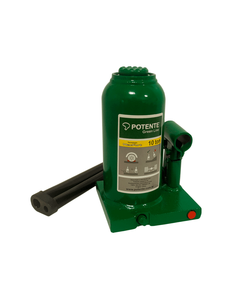 Macaco Hidraulico Garrafa Greenline 10 Ton