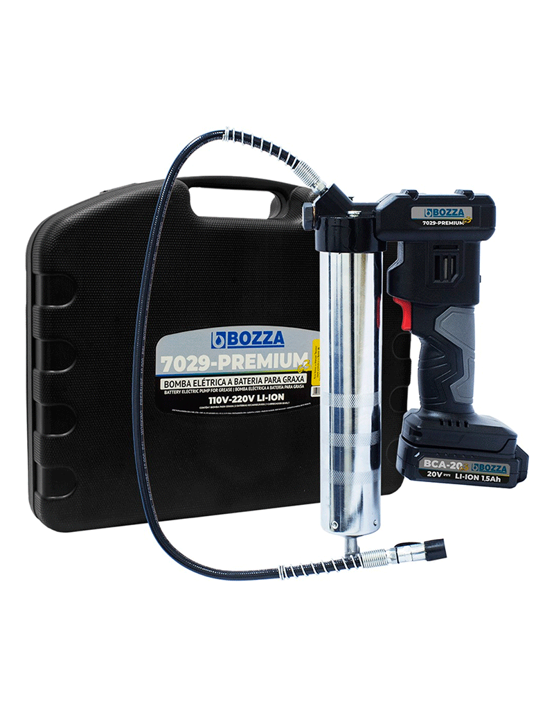 Engraxadeira Elétrica 20V com 2 Baterias e Maleta - Bozza