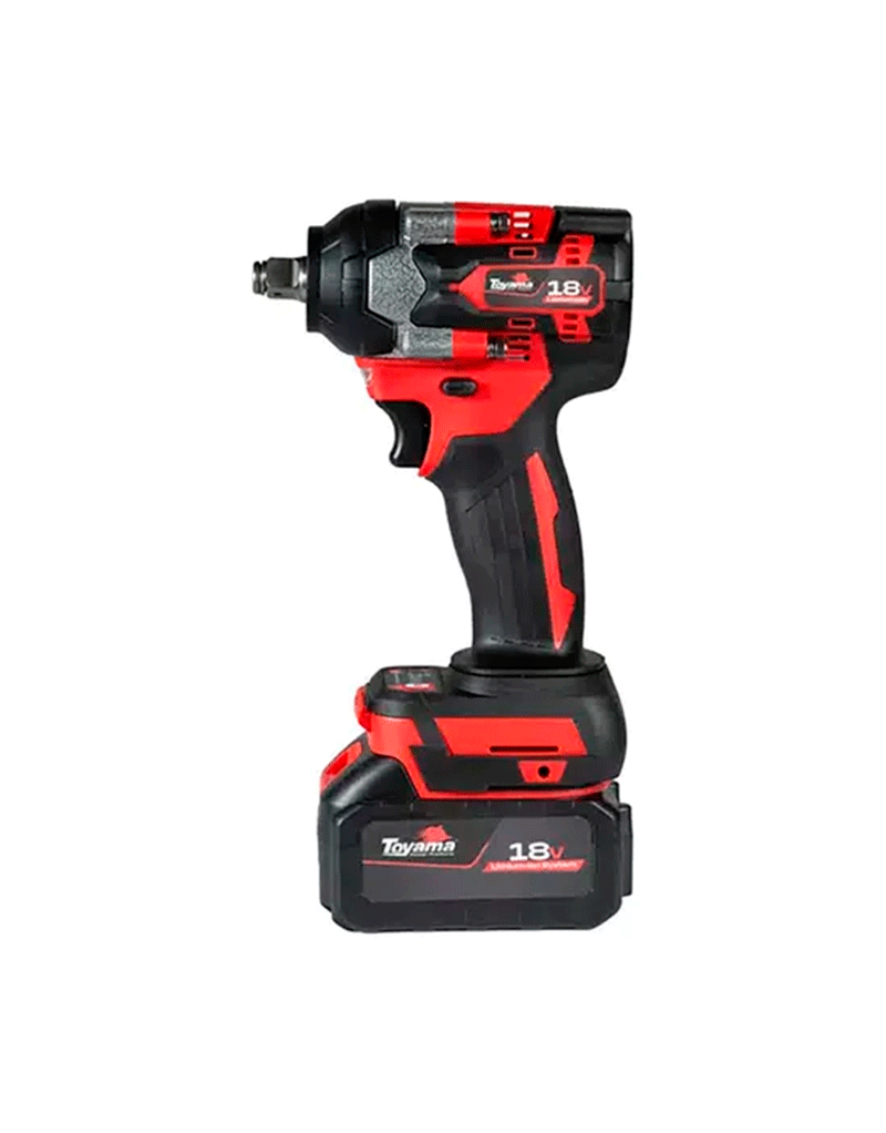 エッコ Chave de Impacto a Bateria Toyama TBT18IW350-K 18V com 350 Nm e 3